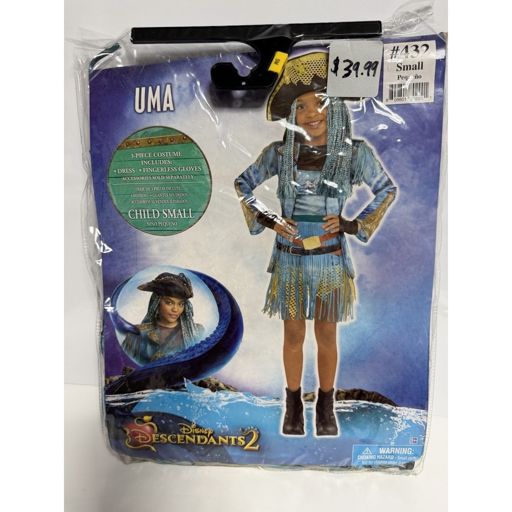 Disney Descendants 2 Uma Child Halloween Costume Small New H3